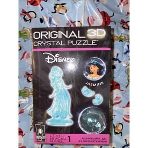 New - BePuzzled 3D Crystal Puzzle - Disney Jasmine: 33 Pcs - Ages 12+ | 1 player